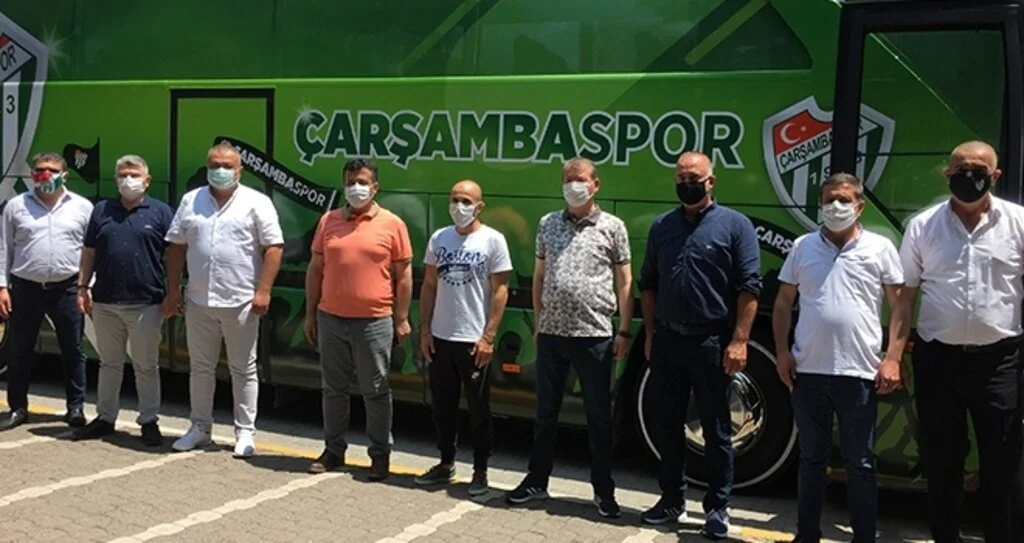 Çarşambaspor’a Yeni Takım Otobüsü