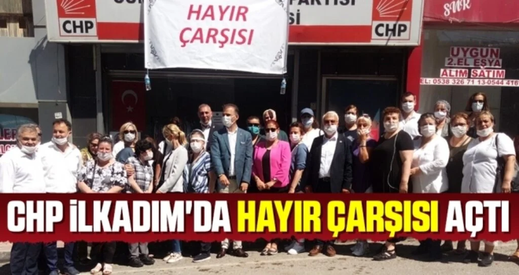CHP İlkadım'da Hayır Çarşısı Açtı