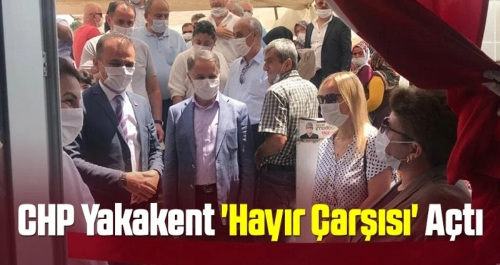 CHP Yakakent 'Hayır Çarşısı' Açtı