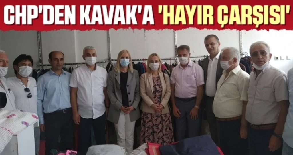 CHP'den Kavak'a 'Hayır Çarşısı'
