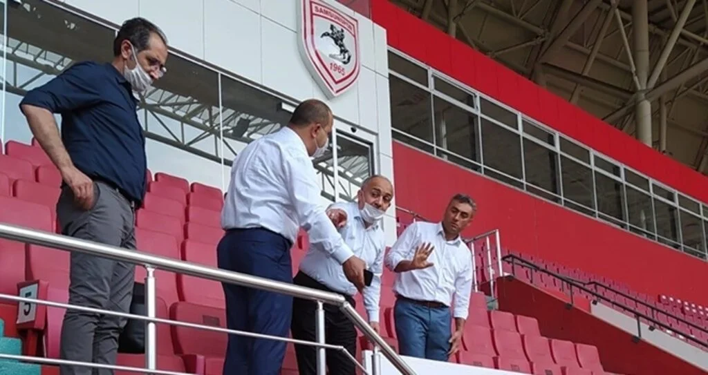 Kasapoğlu Samsun 19 Mayıs Stadyumu'nu İnceledi