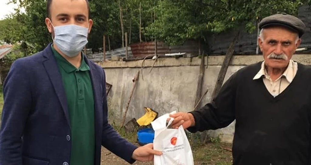 Kavak'ta Edoğan'ın hediyeleri dağıtıldı