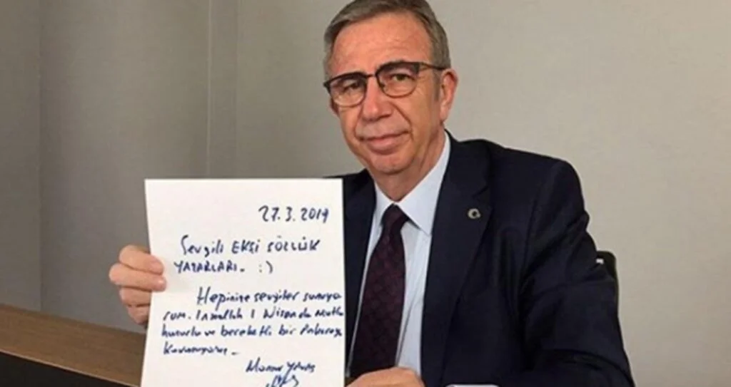 Mansur Yavaş Ekşi Sözlük yazarı oldu