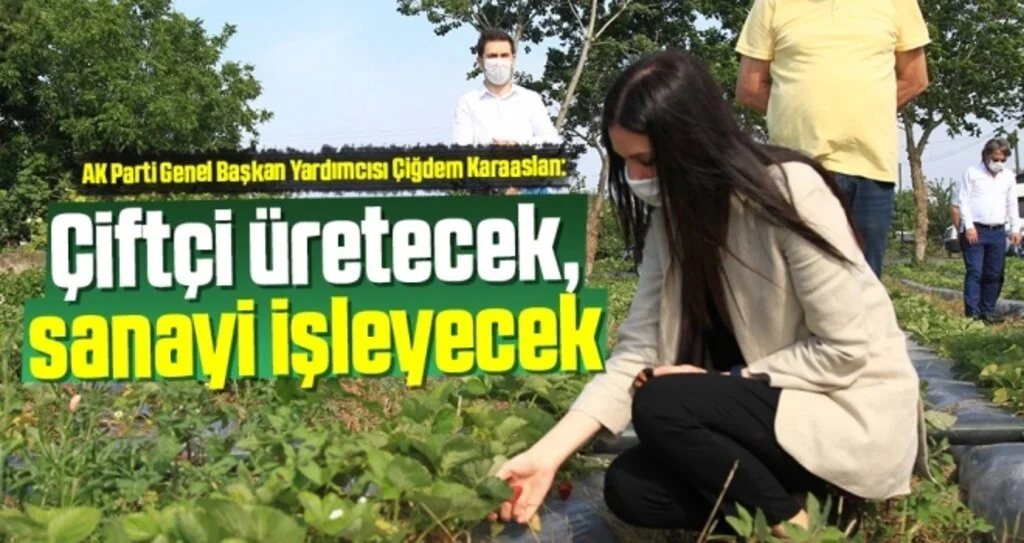 Milletvekili Çiğdem Karaaslan: Çiftçi Üretecek, Sanayi İşleyecek