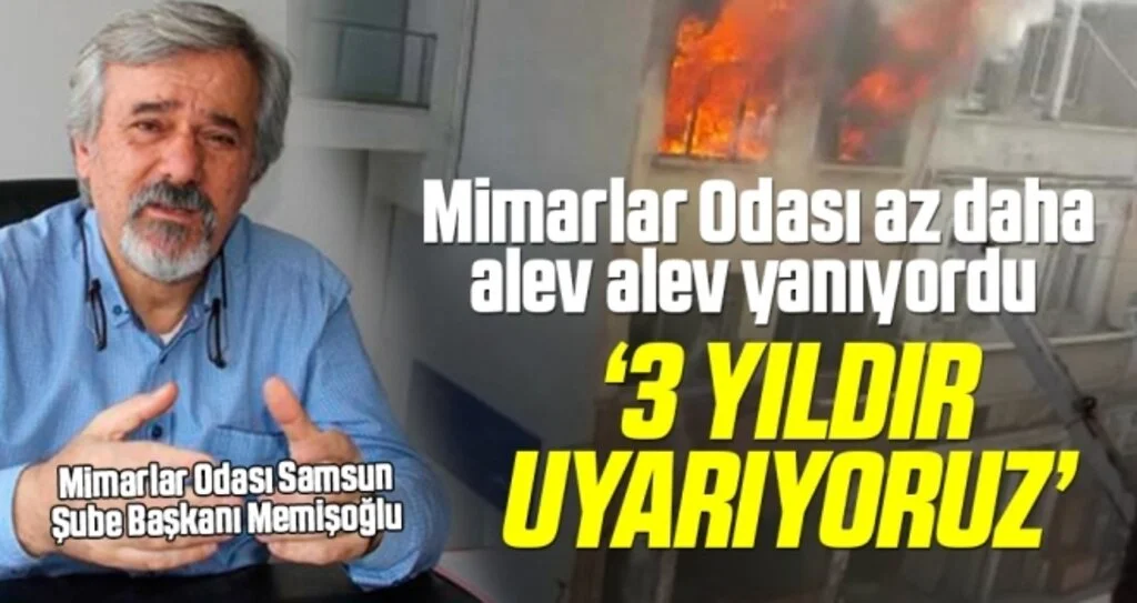 Mimarlar Odası Üç Yıldır Uyarıyordu!