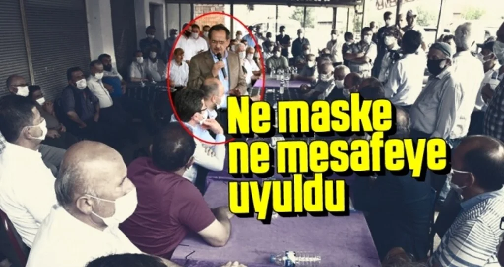Ne Maske Ne Mesafeye Uyuldu