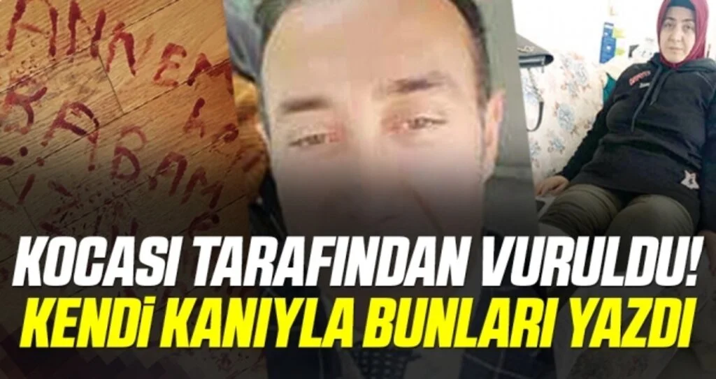 Nurtaç Canan kocası tarafından kurşunlandı! Kendi kanıyla bunları yazdı: "Beni Ragıp vurdu..."