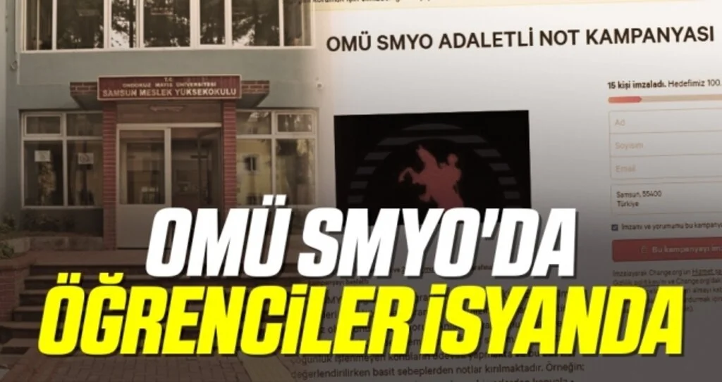 OMÜ SMYO'da Öğrenciler İsyanda