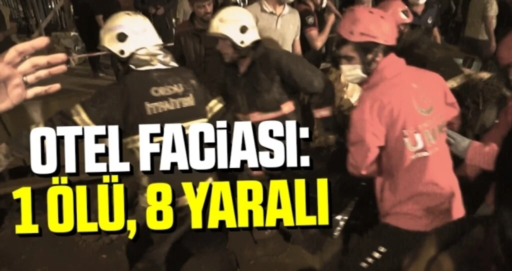 Otel faciası: 1 ölü, 8 yaralı