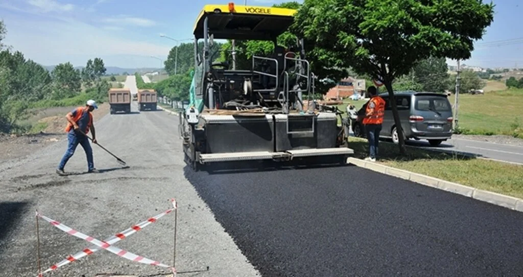 Polatlı Bulvarı’na asfalt serildi