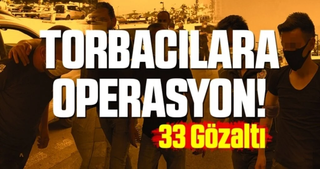 Samsun merkezli sokak satılarına uyuşturucu operasyonu: 33 gözaltı