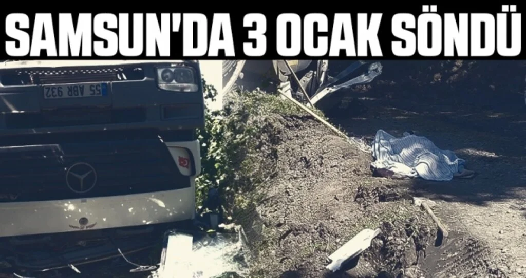 Samsun'da 3 Ocak Söndü