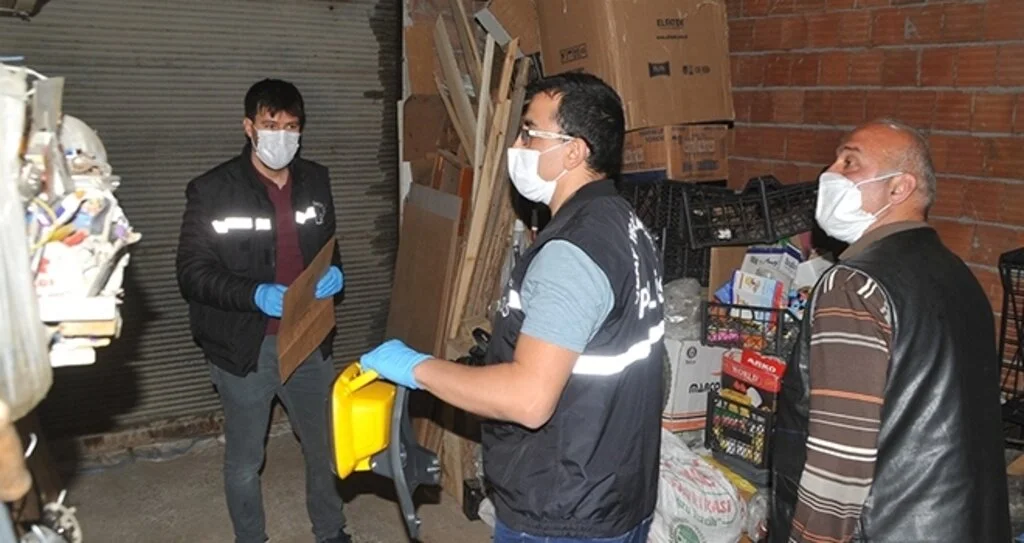 Samsun'da 50 kilo hurda sarı musluk çalındı