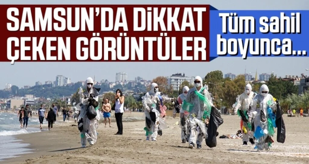Samsun'da Dikkat Çeken Görüntüler