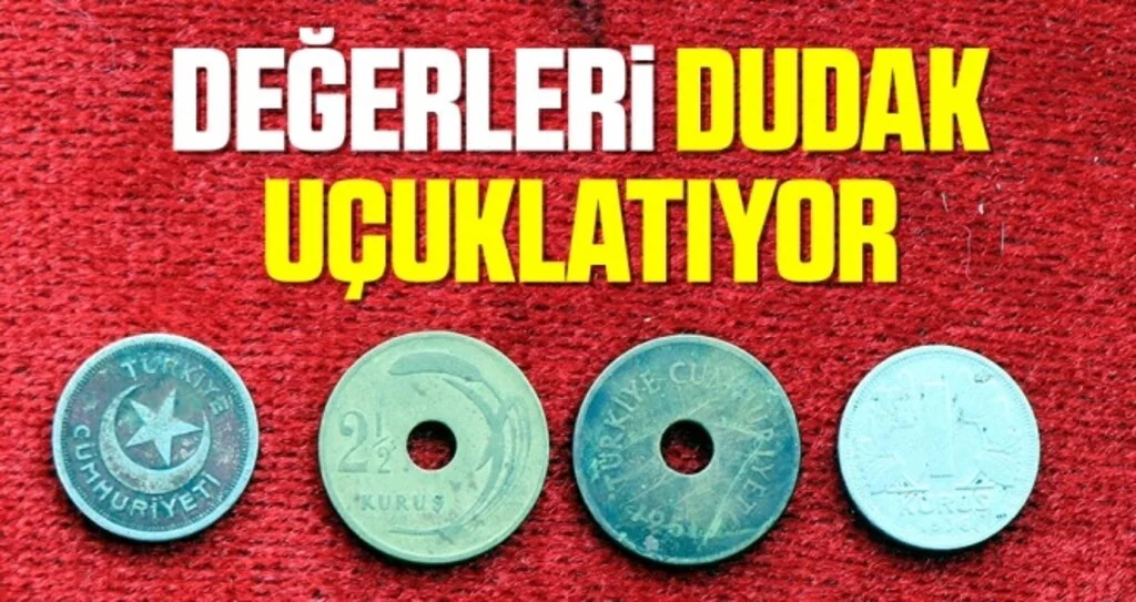 Samsun'da Eski paraların değeri dudak uçuklatıyor