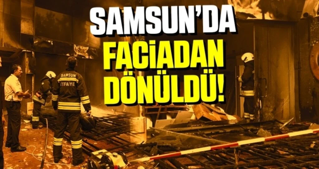 Samsun'da Faciadan dönüldü