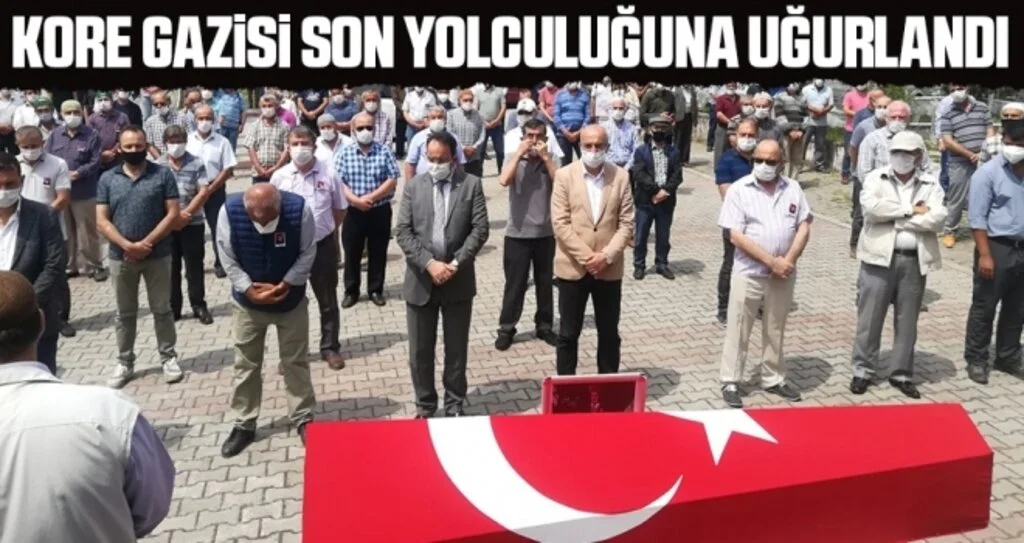 Samsun'da Kore Gazisi Son Yolculuğuna Uğurlandı