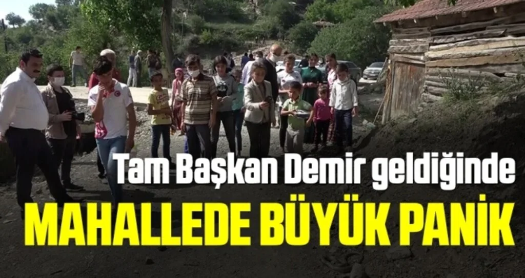 Samsun'da Mahallede Büyük Panik!