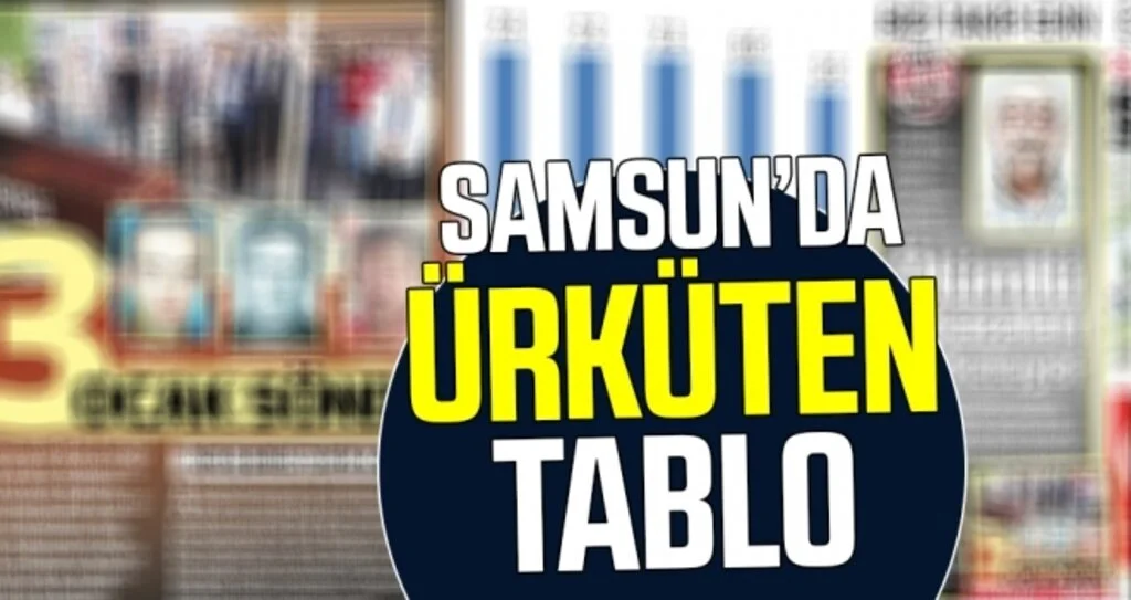 Samsun'da Ürküten Tablo