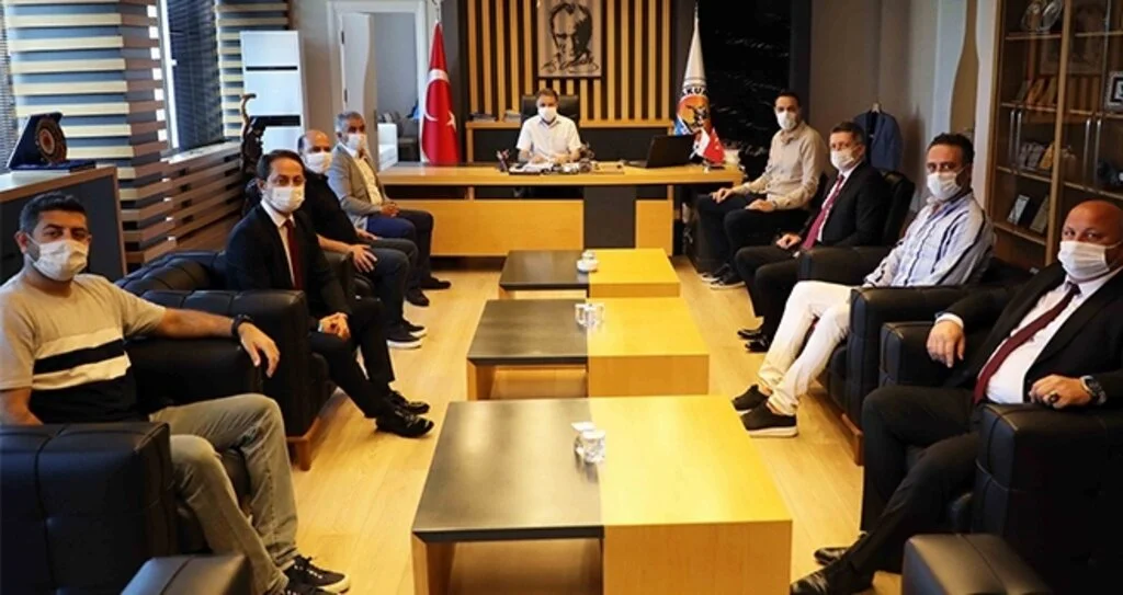 Samsunspor Basketbol'dan başkanlara ziyaret