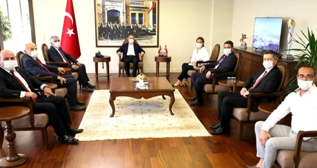 Samsunspor'dan Dağlı'ya hayırlı olsun ziyareti