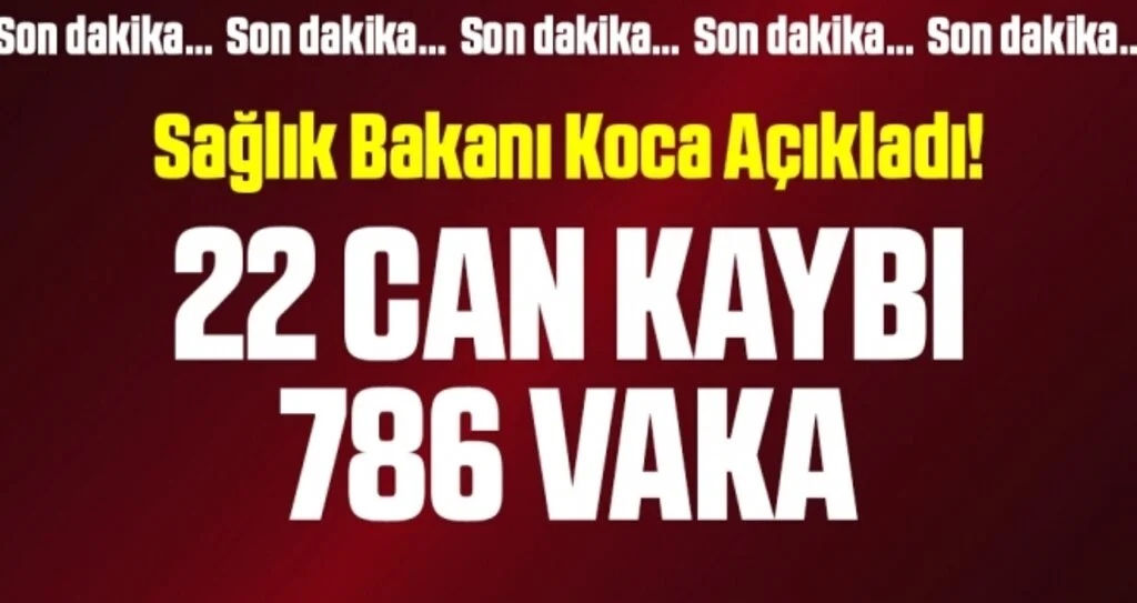 Son dakika… Bakan Koca corona virüsü verilerini paylaştı!