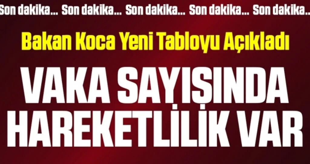 Son dakika… Bakan Koca, coronadan kaynaklı güncel can kaybı ve vaka sayısını açıkladı