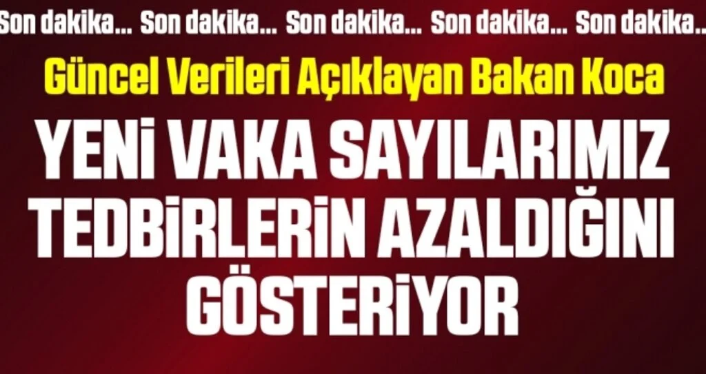 Son dakika… Bakan Koca Türkiye’deki güncel corona verilerini açıkladı (25 Haziran 2020)