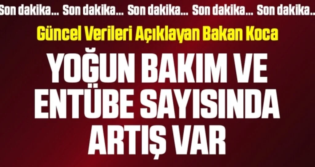 Son dakika… Güncel can kaybı ve vaka sayısı açıklandı! İşte 26 Haziran corona virüsü tablosu…
