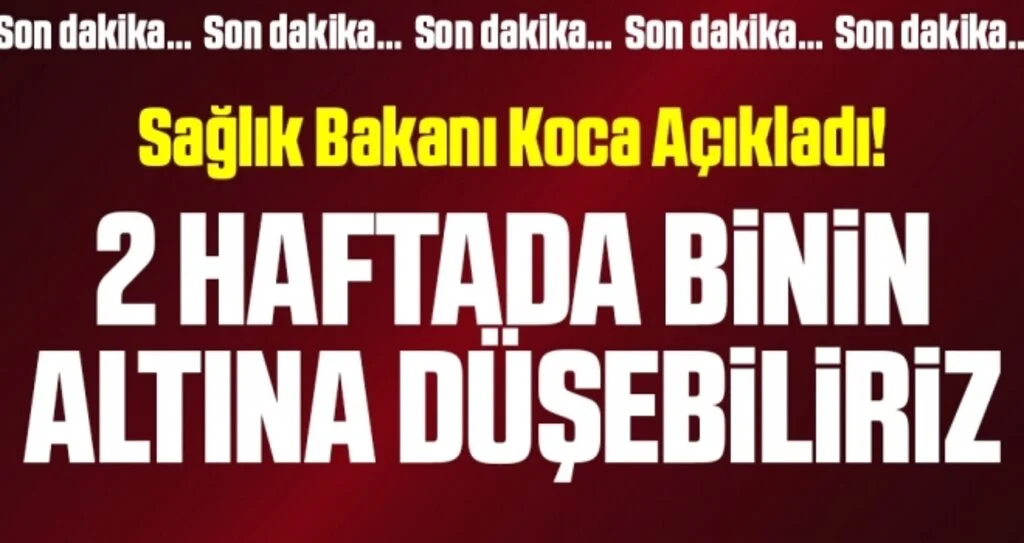 Son dakika… Sağlık Bakanı Koca, güncel vefat ve vaka sayısını açıkladı!