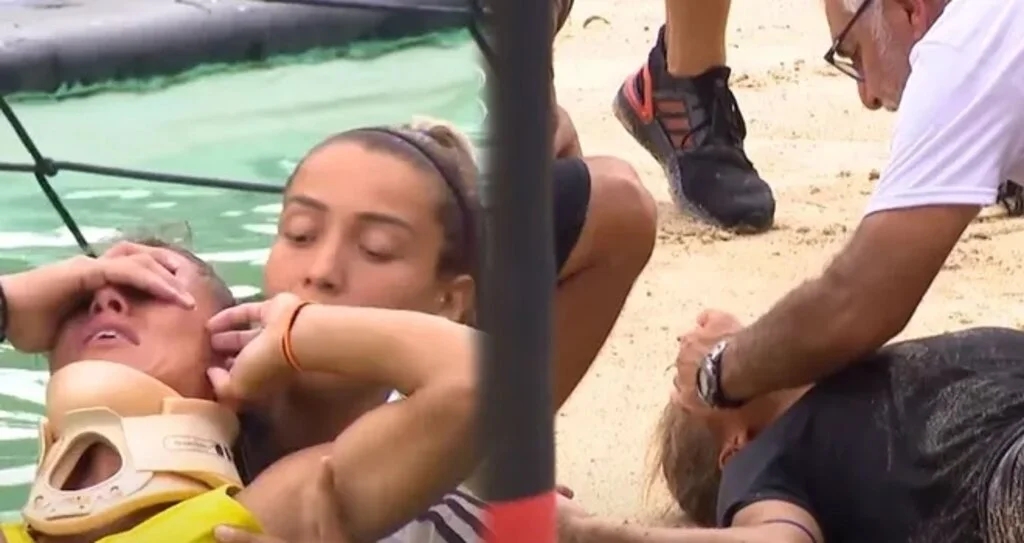 Survivor'da Feci Kaza! Ekran Başındakiler Şoke Oldu
