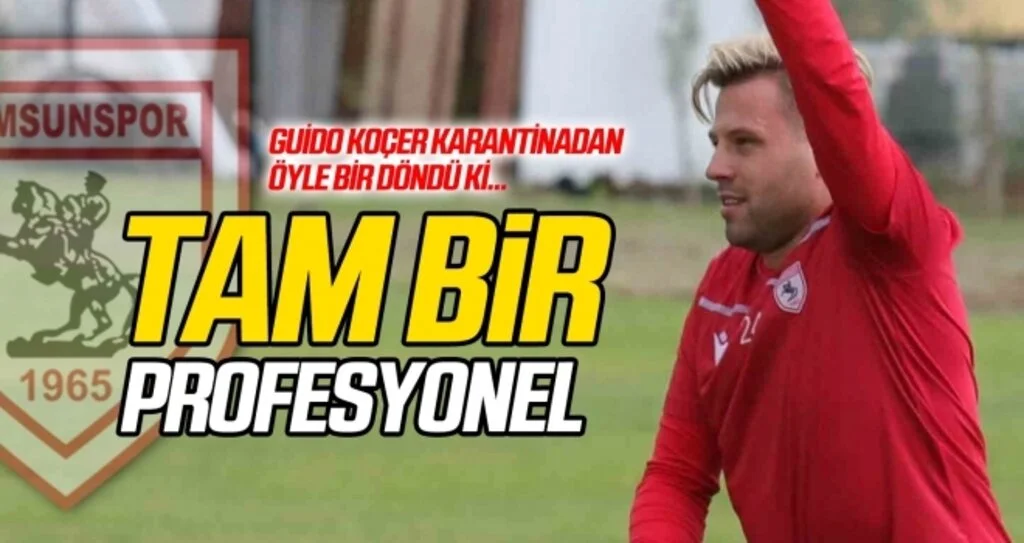 Tam bir profesyonel: Guido Koçer!