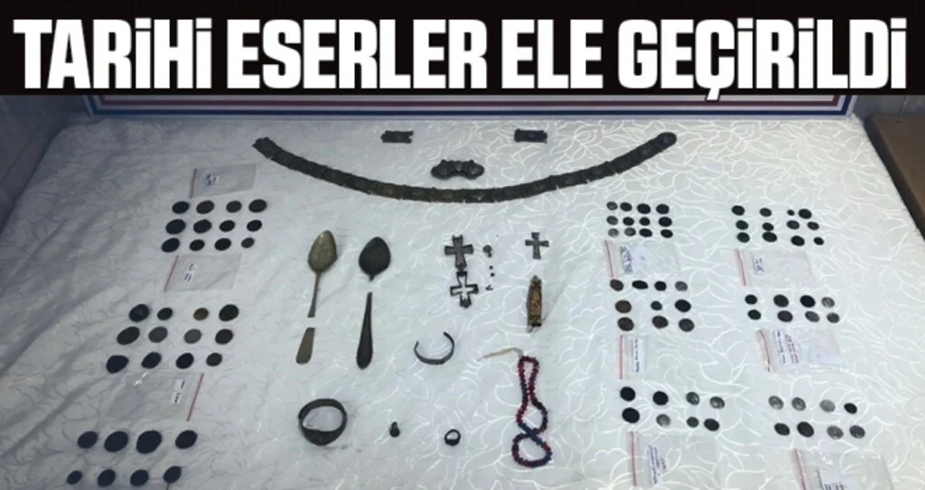 Tarihi Eserler Ele Geçirildi