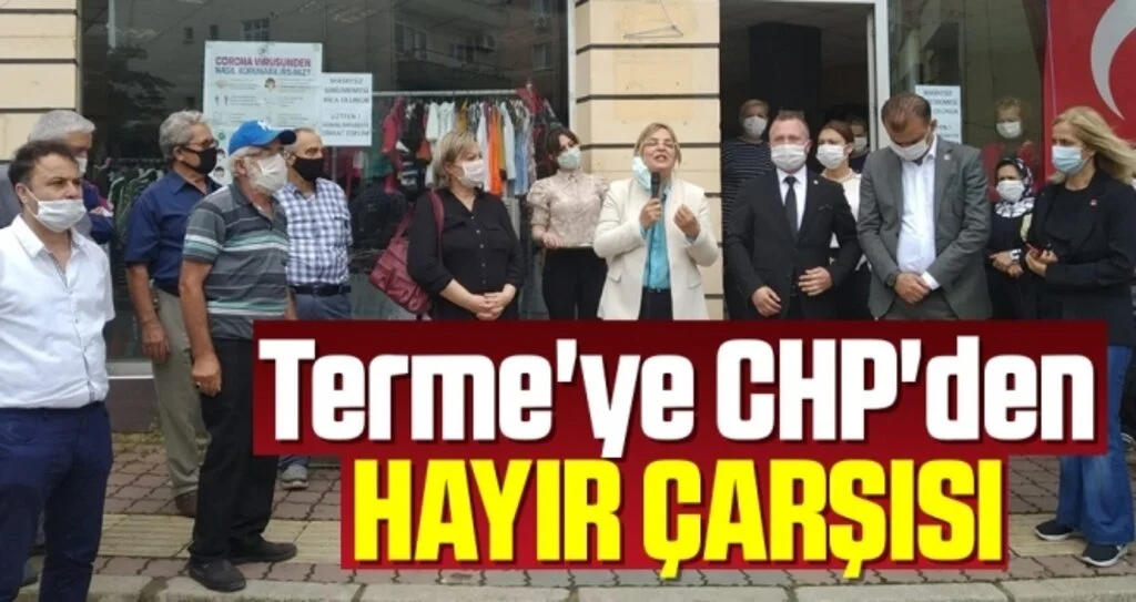Terme'ye CHP'den Hayır Çarşısı