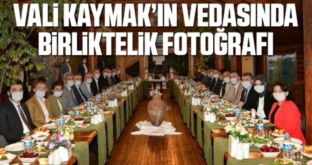 Vali Kaymak'ın Vedasında Birliktelik Fotoğrafı
