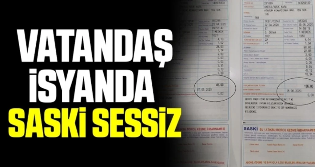Vatandaş İsyanda SASKİ Sessiz