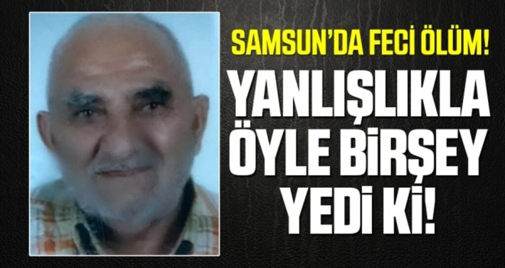 Yoğurt zannederek yanlışlıkla boya yiyen yaşlı adam hayatını kaybetti