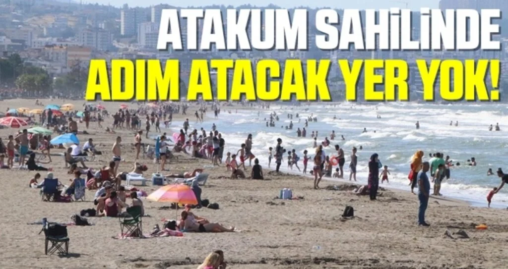 Atakum Sahilinde Adım Atacak Yer Yok!