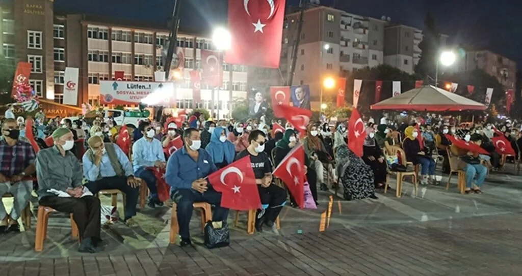 Bafra' da 15 Temmuz şehitler programı