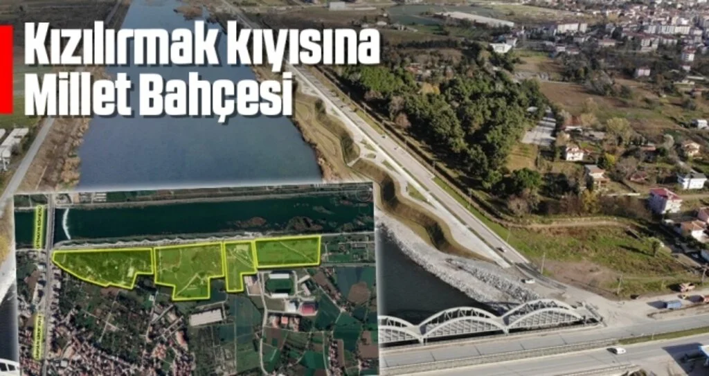 Bakan Kurum Bafra Millet Bahçesi'ni inceledi 