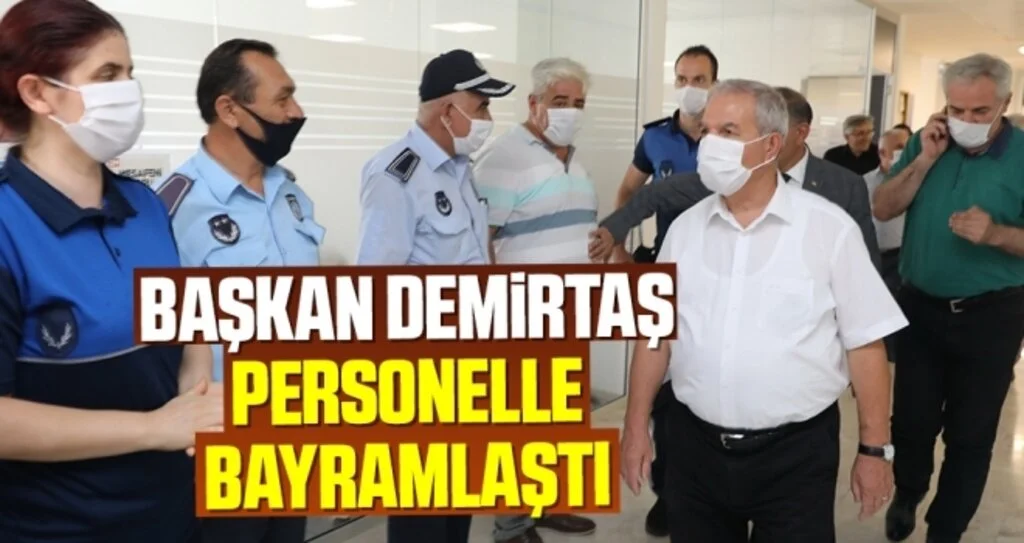 Başkan Demirtaş Personelle Bayramlaştı