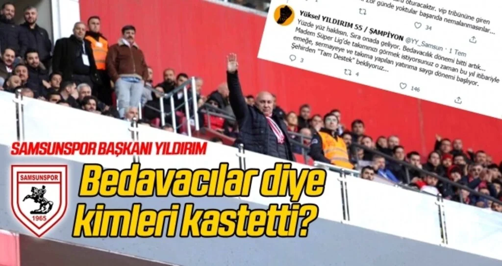 Başkan Yıldırım 'bedavacı' diye kimleri kastetti?