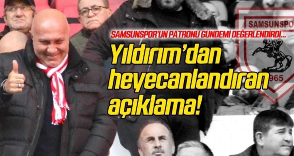 Başkan Yıldırım'dan heyecanlandıran açıklama