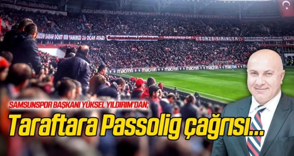Başkan Yıldırım'dan taraftara Passolig çağrısı