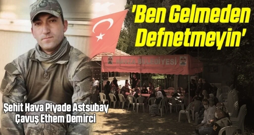 'Ben Gelmeden Defnetmeyin'