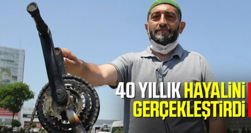 Bisikletle yokuş çıkmanın formülünü buldu