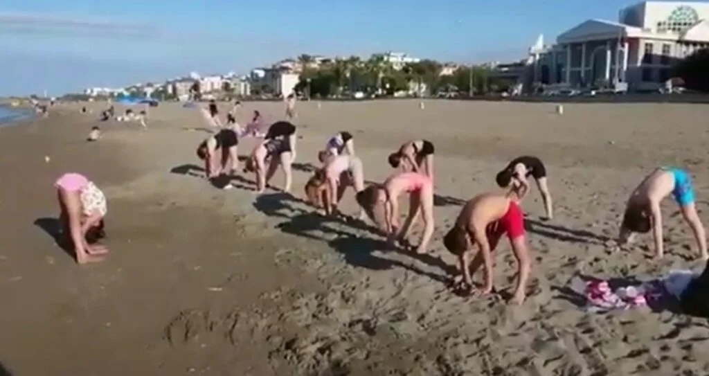 Canik Gençlik ve Spor İlçe Müdürlüğü trampolin cimnastik sporcuları Yeni Sezona Hazırlanıyorlar