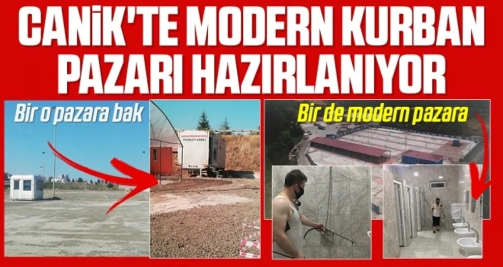 Canik'te Modern Kurban Pazarı Hazırlanıyor