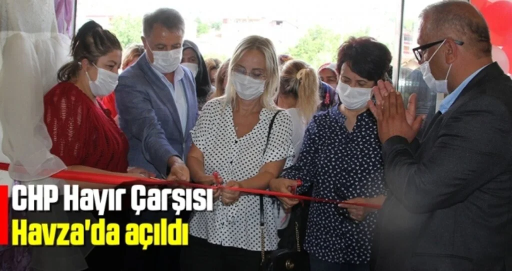 CHP Hayır Çarşısı Havza'da açıldı