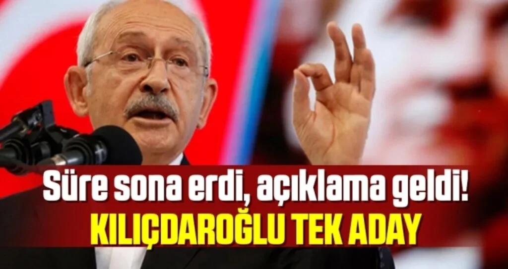 CHP kurultayında flaş gelişme! Kılıçdaroğlu tek aday gösterildi